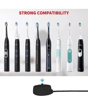 Compatible Replacement HX6100 Charger for Philips Sonicare Protective Clean Electric Toothbrush - Black - Buy Online on GoSupps.com