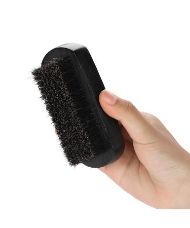 Men's Mustache Oval Black Brush - Premium Beard Care & Cleaning Kit for Styling & Massaging - Buy Online on GoSupps.com