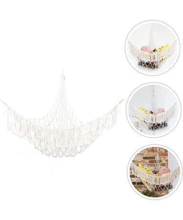 Beavorty Yoga Ball Toy Organizer - 4-Piece Plush Animal Hammock for Kids | Bohemian Fitness Corner Storage - Buy Online on GoSupps.com