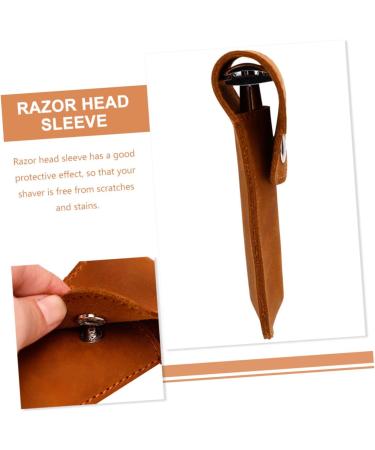 Beaupretty 2-St Safety Razor Case | Slanted Razor & Shaving Bag | PU Travel Storage for Hairdressers - Buy Online on GoSupps.com