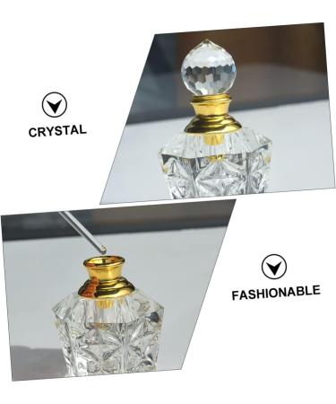Ipetboom 1pc Dropper Essential Oil Bottle Fancy Perfume Bottle Cosmetic Dropper Bottle Skincare Containers Terrarium Essential Oil Vials Mini Travel Glass White Cosmetic Bottle Crystal 6.5x4cm White - Buy Online on GoSupps.com