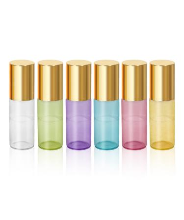Pinkiou 5ml Glass Roller Bottles with Stainless Steel Balls Essential Oil Empty Bottles & Corkscrew for International Shipping - Buy Online on GoSupps.com