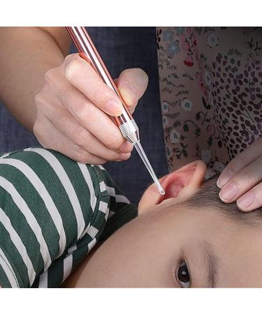 Flashlight Earpick Baby Ear Cleaner Endoscope Penlight Spoon Ear Cleaning Ear Curette Light Spoon for Adults Elderly Ear Cleaning Tools kit with Light for Adults Kids - Buy Online on GoSupps.com