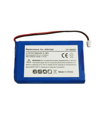 High Capacity 1100mAh ATB-850 ATB-950 ATB-1200 Battery Replacement Compatible with RTI T1 T1-B T2 T2+ T2-B T2-C T2-Cs T3 & TheaterTouch Universal Remote Controllers