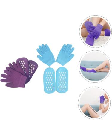 2 Sets Hand and Foot Care Set Feet Care Socks Foot Spa Socks Dry Hand Care Gloves Womens Socks Spa Mittens Heel Socks Hand Skin Vegetable Gel Skin Care Miss Cotton Socks - Buy Online on GoSupps.com