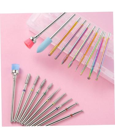 Housoutil 1 Set Nail Polisher Electric Tool Kit Cuticle Remover Professional Nail Kit Manicure Tool Nail Art Grinding Tool Keychain Comb Tungsten Steel Nail - Buy Online on GoSupps.com