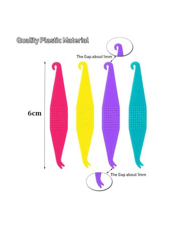 Dental Elastic Rubber Bands Placers for Braces Disposable Plastic Orthodontic Elastic Placers Pack of 30 Multicolored multicoloured /30pcs - Buy Online on GoSupps.com