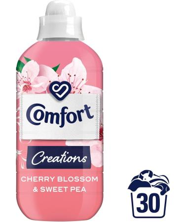 Comfort Creation Concentrated Fabric Conditioner with 100 Days of Long Lasting Fragrance and Softness Intense Liquid Fabric Softener 30 Washes 900 ml (Cherry Blossom& Sweet Pea Buy 2) - Buy Online on GoSupps.com