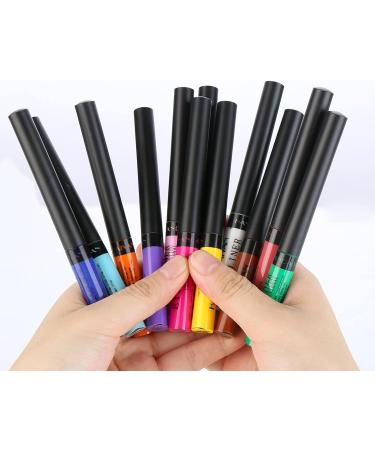 White Matte Liquid Eyeliner - Long-Lasting & Waterproof Eye Makeup Tool - Buy Online on GoSupps.com