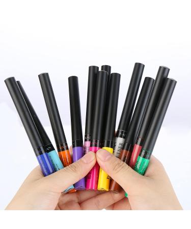DekRion Liquid Eyeliner - Matte Colored Waterproof High Pigment Eye Makeup in Light-Green (16Light-Green) - Buy Online on GoSupps.com