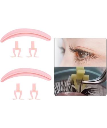 Eyelash Extension Separator Tool | Eye Makeup Silicone Eyelash Separator for Extension Lash Extension Enhancer Pads for Eyelash Grafting for Working Traveling Pink - Buy Online on GoSupps.com