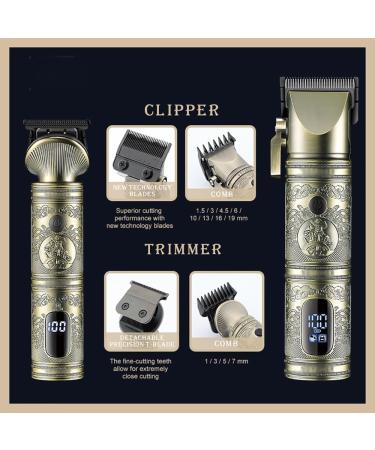 Professional Men's Hair Cutting Tool - Barber Grade Trimmer & Clipper Set for Perfect Grooming | International Shipping Available - Buy Online on GoSupps.com
