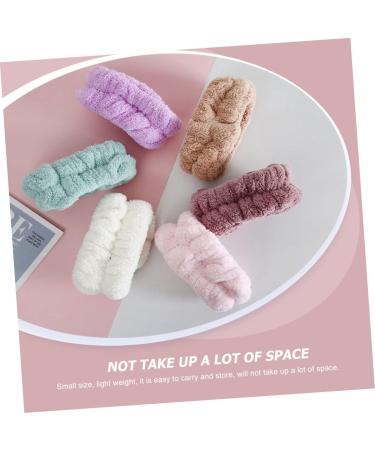 minkissy 8 Pairs Wristband Facial Hair Band Make up Headband Sweat Bands for Wrists Hair Tie with Bow Shower Hair Band Beauty Headband Women Wash Wrist Band Wipe Sweat Miss Sweatband Plush - Buy Online on GoSupps.com