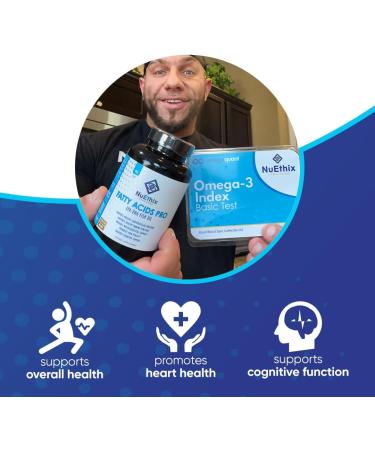 NuEthix Formulations Fatty Acids Pro EPA-DHA Fish Oil Dietary Supplement Super Concentrated and Purified Fish Oil Blend for Optimal Wellness 90 Gel Capsules - Buy Online on GoSupps.com