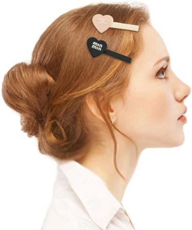 scicent Hair Clips for Styling 4 Pieces Fashion Hair Grips for Women Hair Pins for Party Cute Small Hair Clip for Girls Heart Hairpins Elegant Hair Barrettes for Daily Wearing Duckbill Clip - 28416 - Buy Online on GoSupps.com