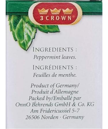 3 Crown Peppermint Leaves Herbal Tea 20 Bags - Pack of 3 (60 Bags) - Buy Online on GoSupps.com