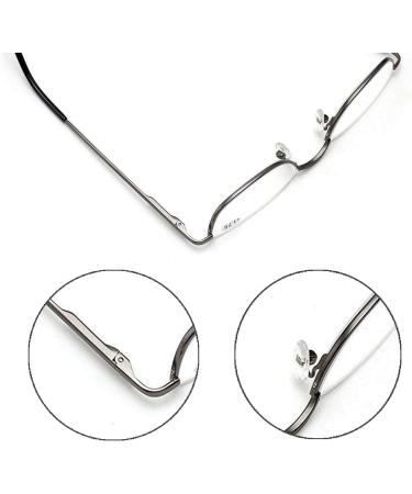 Half Frame Metal Moon Reading Glasses 4 Pack - 1.50 Strength - Black Half Frame Readers for Men and Women - Buy Online on GoSupps.com