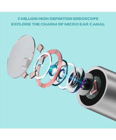 Visible Ear Wax Removal Tool with 1080P Camera | WiFi Otoscope for Adults & Elderly | 2 Silicone Ear Scoops | Black - Buy Online on GoSupps.com