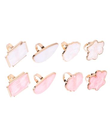 Beatifufu Set of 8 Gel Nail Polish Display Stands Makeup Tray Display Stand