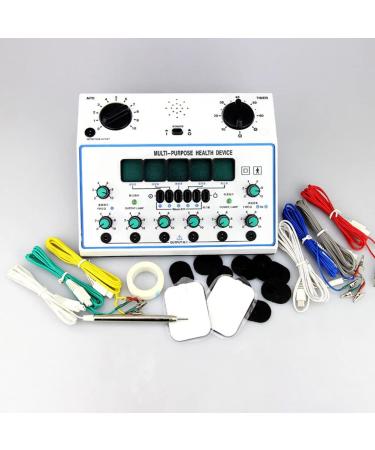 RKXKJ Electrotherapy Acupuncture Device - Pain Relief & Muscle Strength - 6 Output Channels for Arthritis & Massage - Buy Online on GoSupps.com