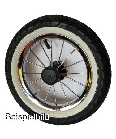 Buy 2x 12.5 Inch Tires 62-203 with White Rim & Tube + Mounting Lever - International Shipping Available - Buy Online on GoSupps.com