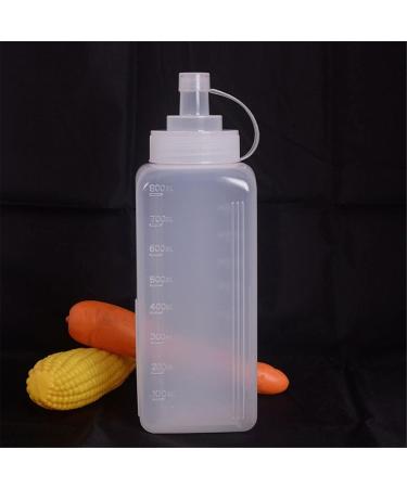 WALFREW Spice Jars 800 ml Condiment Squeeze Bottles for Dispenser Ketchup Mustard Mayo Hot Sauces Oil Bottles Gadget Kitchen Accessories - Buy Online on GoSupps.com