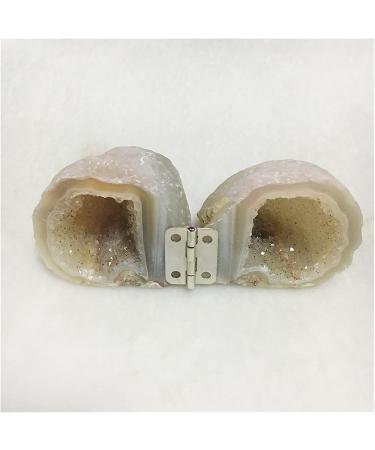 Natural Crystal Rough Natural Handmade Agate Geode Ring Box Rough Agate Cornucopia Quartz Crystal Cluster Crystal Stone Women Crystal - Buy Online on GoSupps.com