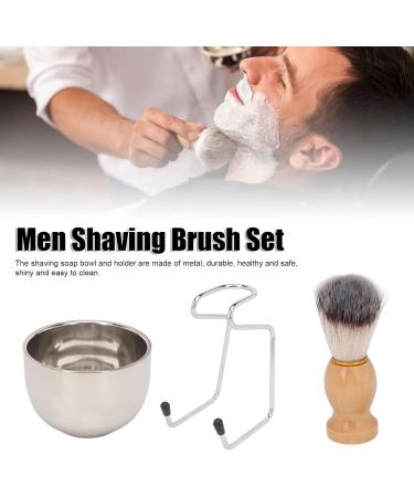 Demeras Men's Shaving Tool Set - 3-in-1 Multifunctional Rasier Brush with Safe Nylon Bristles | Durable Grooming Kit for Men - Buy Online on GoSupps.com