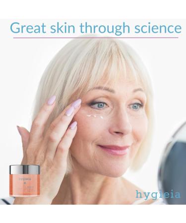 Hygieia Eye Restore Cream - Anti-Aging Day & Night Treatment for Dark Circles Puffiness & Wrinkles | Peptides Collagen Hyaluronic Acid & Retinol | 2 Oz - Buy Online on GoSupps.com