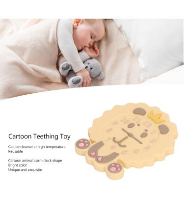 Sensory Teether Toy - Cute & Reusable Teething Alarm Clock for Travel (Type 3) - Buy Online on GoSupps.com