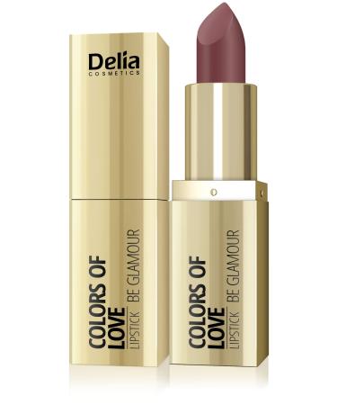 Delia Cosmetics Delia Cosmetics - Colors of Love - Creamy Lipstick Stick - Romantic Pink - Glossy Lips - Long-Lasting Effect - Hydrates - Regenerates - Nourishes - Vitamin E - Marula Chia and Almond Oils - 4 g