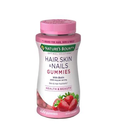 Nature's Bounty Hair Skin and Nails 230 Gummies (5 Pack)