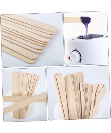 Beaupretty 400 PC Waxed Wooden Sticks - Wax Applicator Spatula for Makeup & Home Accessories - Buy Online on GoSupps.com