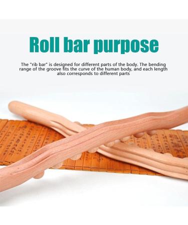 Tianbi Holz-Guasha Scratch | Beech Wooden Massage Tool for Full-Body Meridian Therapy | Roller Rods & Scraps for Health and Relaxation - Buy Online on GoSupps.com