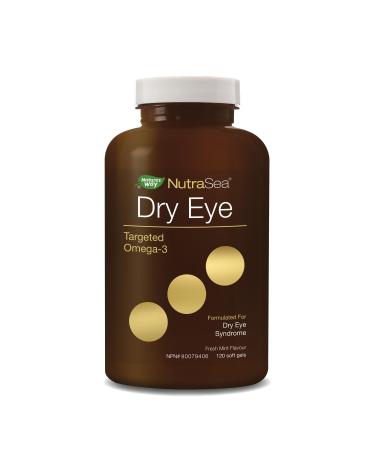 NutraSea Dry Eye Targeted Omega-3 1500 mg of EPA + DHA 150 mg of GLA 120 count soft gel