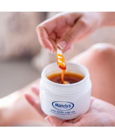 Mandy s Water-Soluble Sugar Wax Soft Warm Sugar Wax for Legs Bikini & Underarms - 300g - Buy Online on GoSupps.com