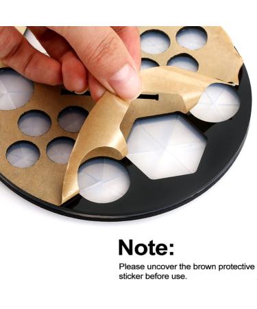 14-Hole Makeup Brush Holder Tree - Collapsible Acrylic Organizer for Air Drying - Black Cosmetics Stand - Buy Online on GoSupps.com