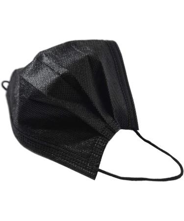 500-Pack Liberty Masks | Made in USA | Black 3-Ply Disposable Face Masks | Adjustable Nose Wire | Breathable & Lightweight | Soft Elastic Ear Loops - Buy Online on GoSupps.com