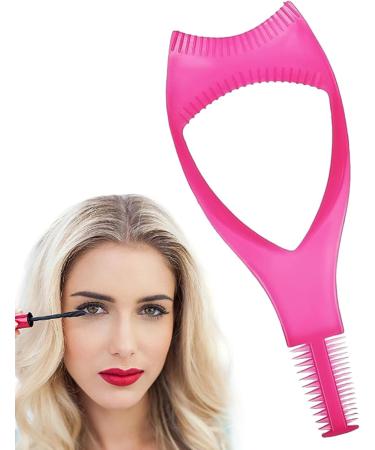 Lashes Applicator Tool Eyelashes Tools Mascara Shield Applicator Guard Lash Mascara Shield Guard Comb Protector Eyelid Eyelash Tool Lash Buddy for Natural Look Make Up Hot Pink - Buy Online on GoSupps.com