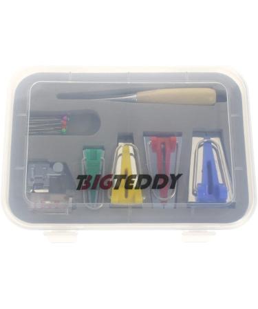 BIGTEDDY Bias Tape Makers Kit - Adjustable Binder Foot Presser for Sewing & Quilting - 6MM/12MM/18MM/25MM Set - Buy Online on GoSupps.com