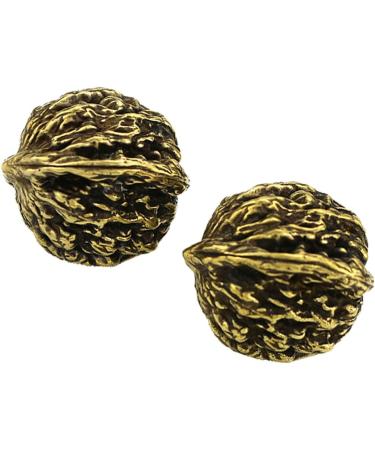 Minkissy 3 Pairs Retro Walnut Copper Hand Massage Foot Ornaments | Realistic Vintage Decorations | 3.5x3cm - Perfect Accessories for Home Decor - Buy Online on GoSupps.com