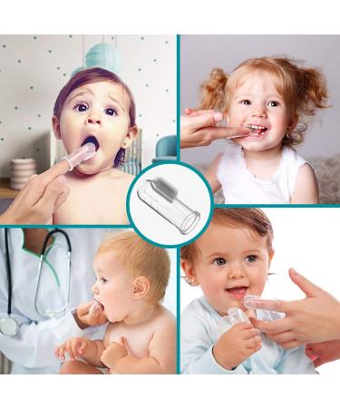 Calmyotis Baby Toothbrush - Finger Toothbrush for Dental Care & Gum Massage (0-24 Months) - 3 Pieces with Storage Box - Buy Online on GoSupps.com