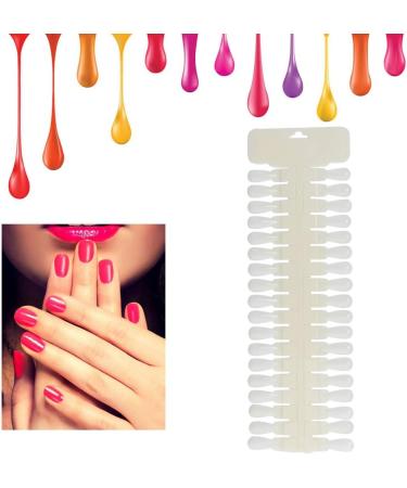 ANKROYU 36 Tips Nail Gel Color Display Nail Polish Tips Display Rack Cards Double Nail Gel Display Sided Practice Samples Training Tools(A) - Buy Online on GoSupps.com