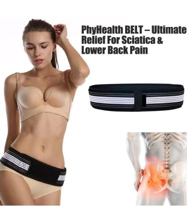 Sacroiliac Hip Belt for Sciatica Relief - Lower Back & Pelvis Pain Support for Pregnant Women | E9U2 - Buy Online on GoSupps.com