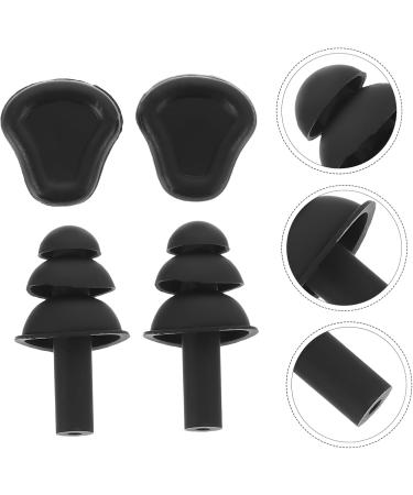 FRCOLOR Silicone Earbuds for Swimming & Sleeping - Noise Reducing Waterproof Travel-Friendly | 2 Pairs Light Grey - Buy Online on GoSupps.com