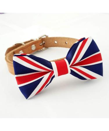 BIPY Union Jack Dog Bow Ties UK Flag Patriotic Dogs Collar Bowties For Holiday Party Celebrations King Charles Coronation Pet Grooming Accessories for Small Medium Cat Puppy Union Jack Bow Tie 9X5CM for SMALL and MEDIUM DOGS - Buy Online on GoSupps.com