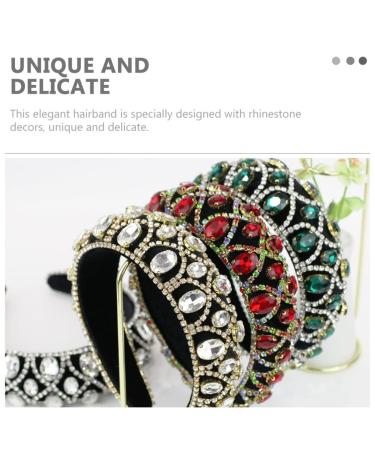 Beaupretty Vintage Baroque Strass Wide Headband - Elegant Crystal Hair Accessory for Brides & Girls - Perfect for Weddings & Pageants - Buy Online on GoSupps.com