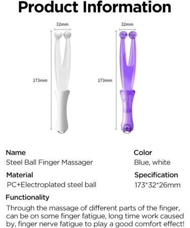 Finger Massage Device - 360 Rolling Steel Ball for Wrist Care | Relaxation and Relief Tool - Buy Online on GoSupps.com