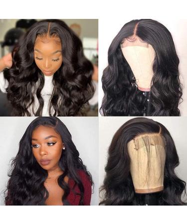 18 Body Wave Lace Front Wig - 4x4 Closure Human Hair for Black Women | 150% Density Pre-Plucked Brazilian Virgin Hair - Buy Online on GoSupps.com