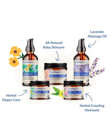 Motherlove Baby Body Care Gift Box | Clean Safe Essentials for Newborns Infants & Toddlers - Perfect Baby Shower Gift & Nursery Must-Have - Buy Online on GoSupps.com
